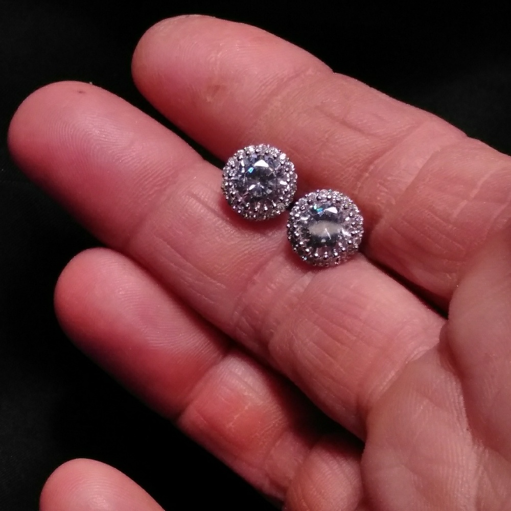 3c Flawless AAA CZ Post Earrings